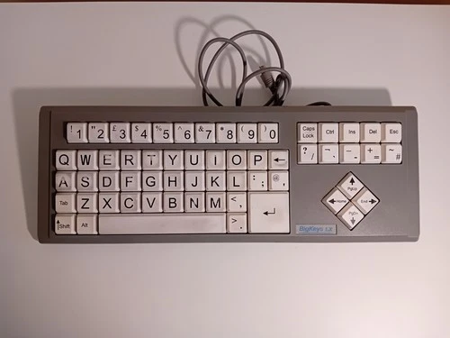 Big Keys LX Wired Keyboard - White