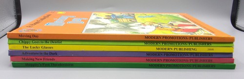 Lot of 6 Vintage 1980s Honey Bear Hardcover Books- A Happy Ending Series - Imagen 2 de 6