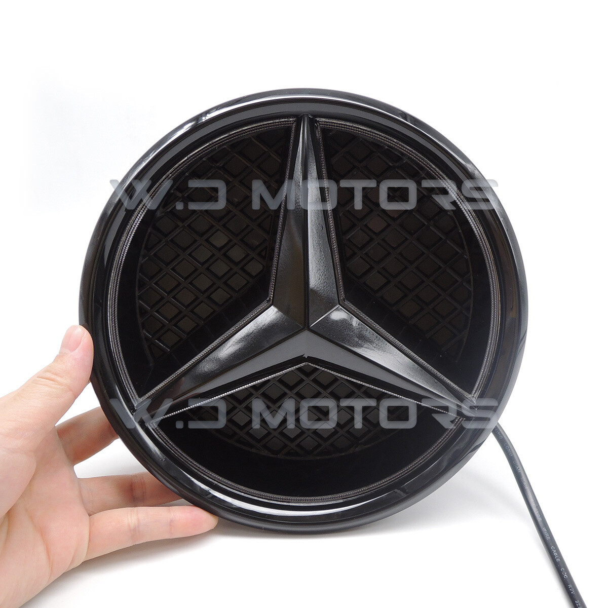 Beleuchtet Grille Logo Silber Stern Emblem Für 2011-2018 Mercedes Benz W205 W212