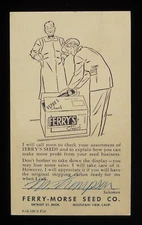 1956 Ferry Seeds M. Thompson Bridgeton NJ Mountain View CA Roadstown Detroit MI