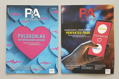 2x ZEITSCHRIFT * Ausgabe Mai + Juni 2023 * neu * P&A publish industry Automation