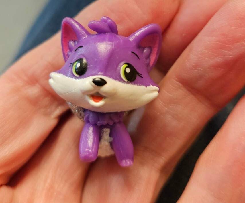 HATCHIMALS Purple and White FOX COLLEGGTIBLES FIGURE eBay