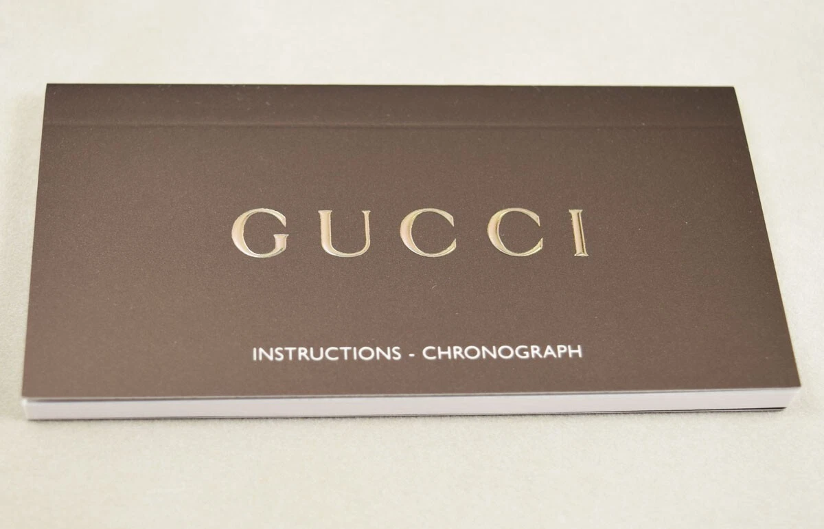 Gucci Watch Manuals, Guides & Catalogs for sale | eBay