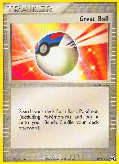 Pokemon Great Ball (92/116) FireRed & LeafGreen LP