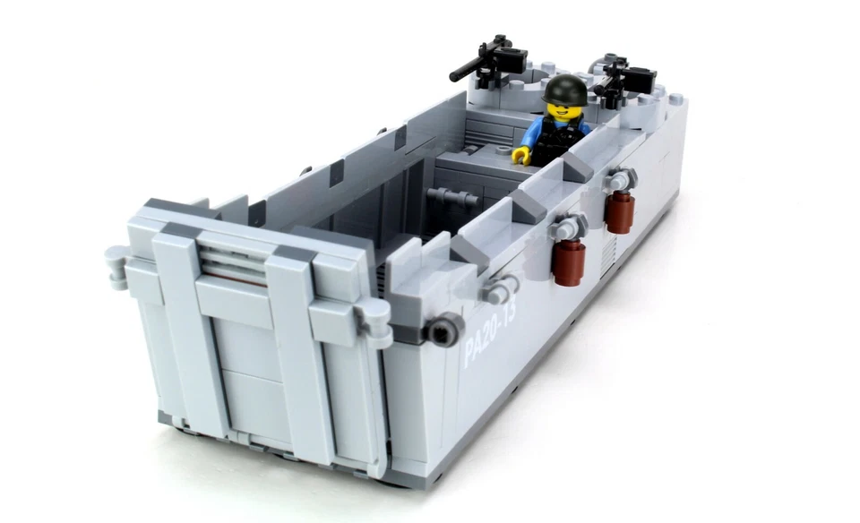 LCVP Higgins Boat WW2 Landing World War 2 Complete Set made w/ real LEGO® bricks - Image 3 of 4