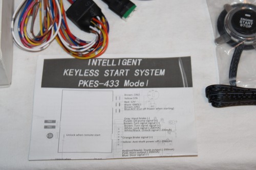 NOS Sistema di allarme mobile senza chiave avviamento motore telecomando intelligente PKES-433 - Foto 18 di 19