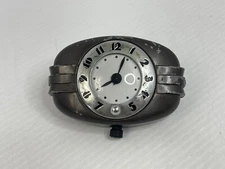 VINTAGE 1937-38 OLDSMOBILE PULL STRING HEADER PANEL CLOCK *READ