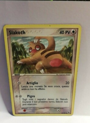  Pokemon Karte Karte Slakoth 45/109 Rubin Saphir Gut