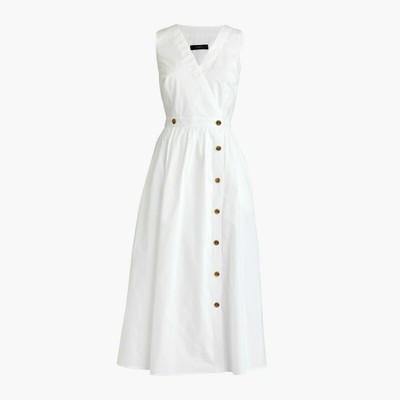 a line button down dress