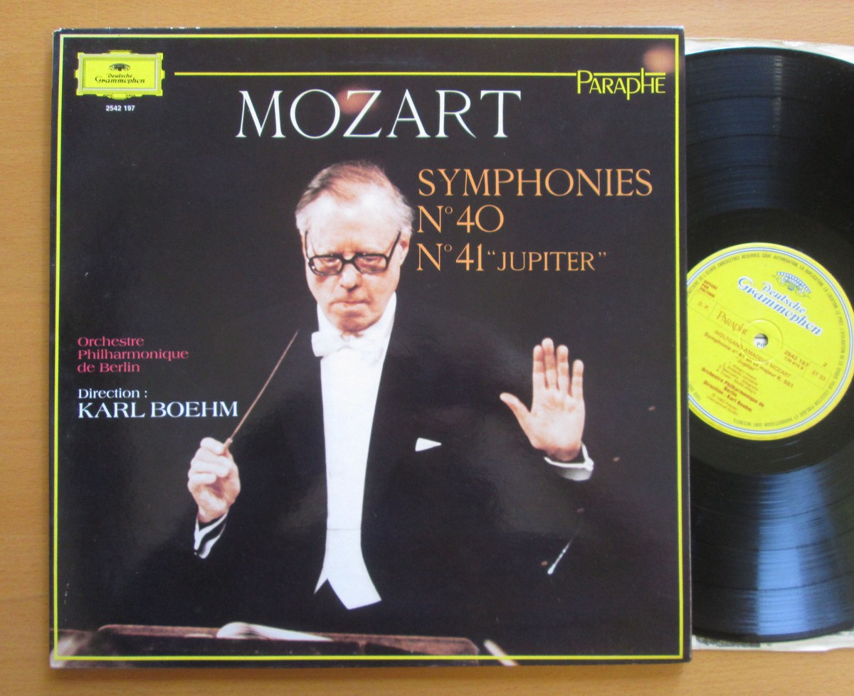 DG 2542 197 Mozart Symphony 40 & 41 Jupiter Karl Bohm Berlin