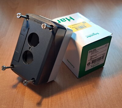 Schneider Electric Grey Plastic XALD Control Station Enclosure - 2 Hole 22mm Ø