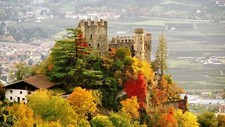 Landscape architecture building castle tyrol italy ruins Custom Gaming Mat Desk