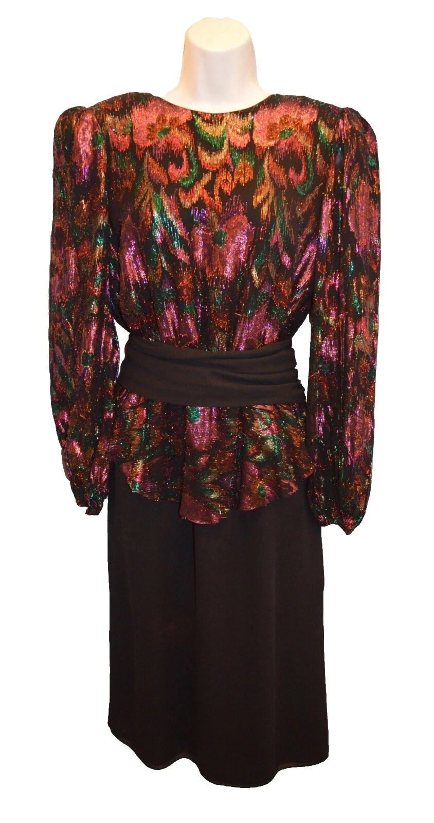 Vestidos Vintage de Lamé eveningwear para Mujeres