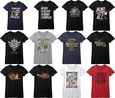 Pre-Sell Monster Hunter Video Game Licensed Ladies Women's T-Shirt 