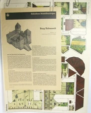 Schreibers Modellbaubogen German Paper Model Burg Hoheneck JFS-71212 1:120