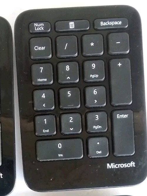Microsoft Sculpt Ergonomic Number Pad 1558 (No Dongle) PARTS ONLY