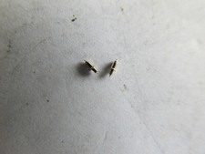 TWO 12 SIZE WALTHAM COL. A POCKET WATCH BALANCE STAFFS NOS BESTFIT