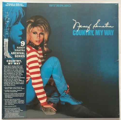 Nancy Sinatra Country My Way Red and White Vinyl Record New Sealed Jackson