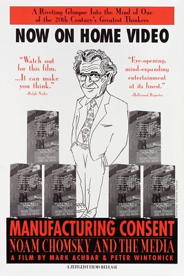 Manufacturing Consent: Noam Chomsky and the Media 1992 U.S. Mini Poster