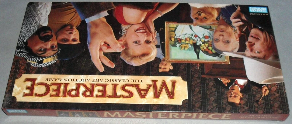 SEALED Masterpiece Board Game Parker Art Auction Strategy 1996 COMPLETE NEW RARE - Image 3 of 4