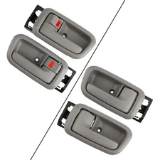 Beige Interior Door Handle w/ Bezel F/R Left & Right for 2000-2006 Toyota Tundra