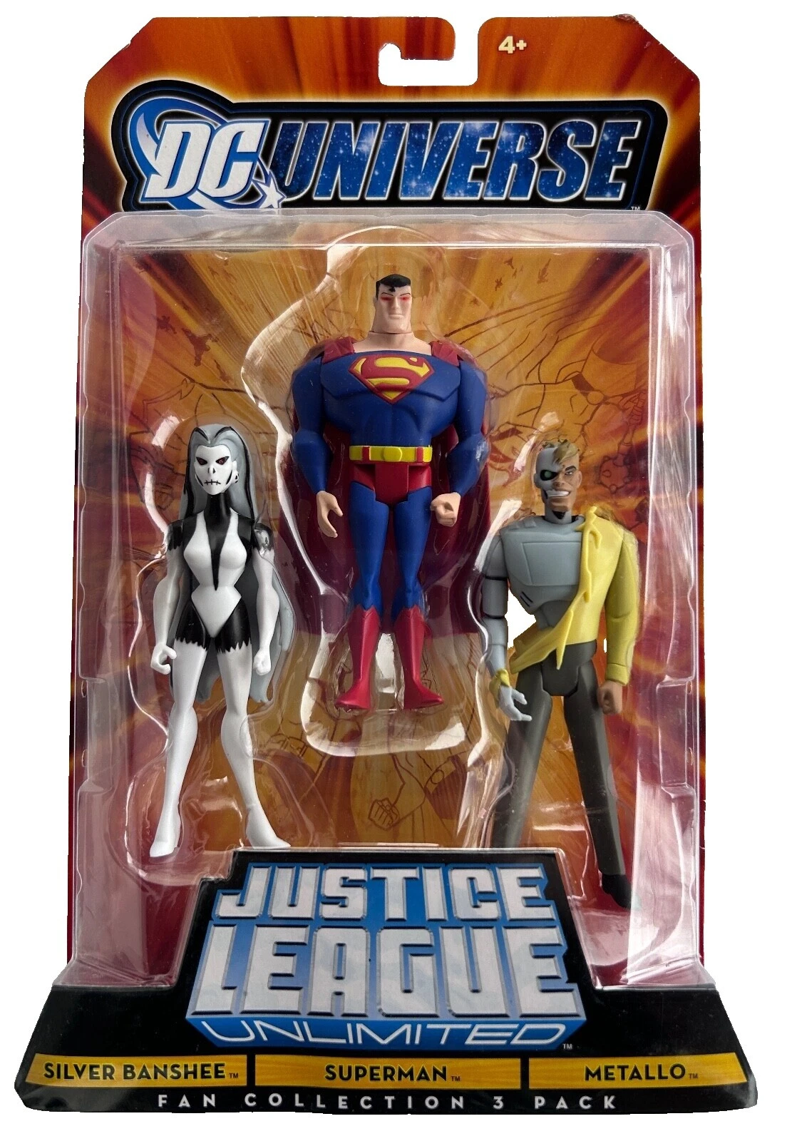 Figuras de acción de plata Mattel y accesorios