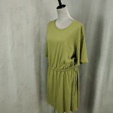 New Old Navy Womens Dress Size Large Elastic Waist Knit Shirt Saguaro Green NWT