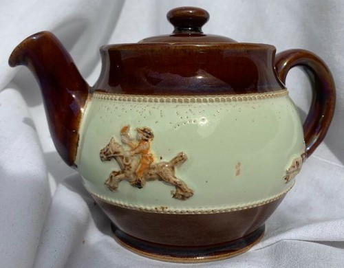 Bourne Denby Derby Hunting Scene Teapot | eBay