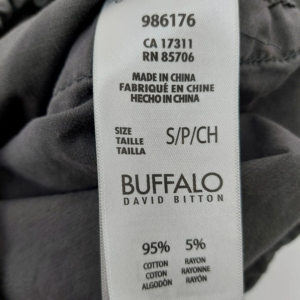 Chaqueta BUFFALO David Bitton gris liso cargo Tampa para mujer talla pequeña S Foto 4 de 4