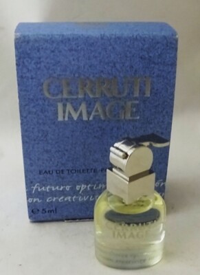 Vintage CERRUTI IMAGE HOMME Men Mini 5 ml .17 oz Eau de Toilette New In Box