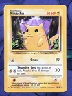 Pikachu 58/102 - Base Set Unlimited - Vintage WOTC 1999 Pokémon — NM Near Mint