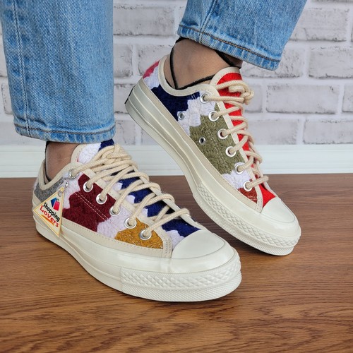 ⭐Converse Chuck 70 Ox Low Crochet Pack Sz 7 Women Shoes Patchwork Multi A09229C⭐