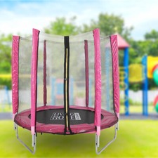 5FT/60" Junior Kid Trampoline W/ Enclosure Safety Net Outdoor Kid Jumping Toy A