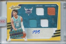 2020-21 Absolute Memorabilia LaMelo Ball Tools of the Trade Auto RC /99 Encased