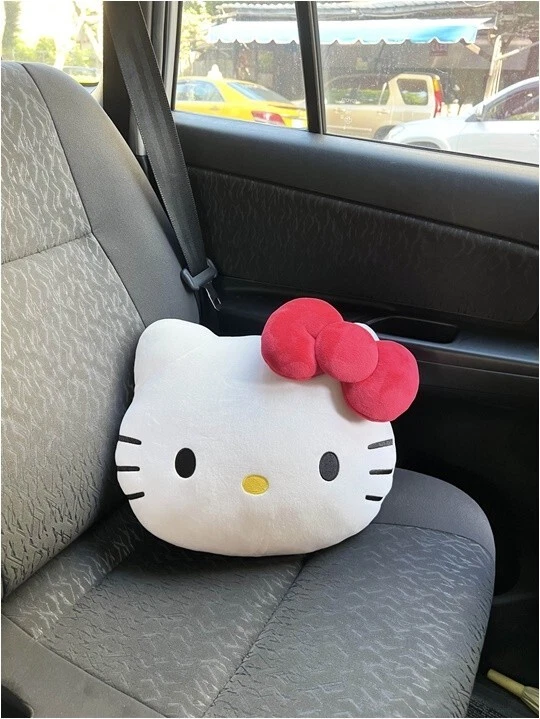 New HELLO KITTY Back Rest Cushion Pillow Car Accessories