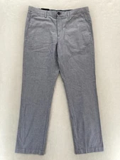 Banana Republic Aiden Fit Chino Pants Mens 34x32 Blue Straight Leg Preppy NWT
