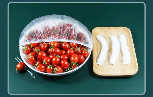 100PCS Disposable Food Cover Plastic Food Bag Elastic Wrap Food Bowl Dish Cover - Picture 6 of 21