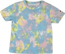 Tommy Hilfiger Toddler Tropical Breeze Cotton Short Sleeve Tie Dye T Shirt 2T