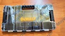 Empty DEWALT Large Tough Case Bit Tip Storage Organizer Stackable & Interlocking