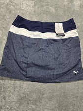 Puma Powershape Pleated Skirt Womens XL Peacoat Dry Cell Sports