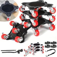 4PCS 360° Furniture Mover Dolly Set + Lifter 5-Wheel Heavy Stuff Moving Tool Set