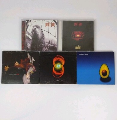 Pearl Jam Lot Of 6 CD s Self Titled VS. Daughter Binaural Live On Two Legs