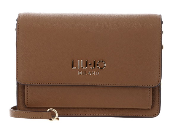 Liu Jo Caliwen Ecs Crossbody UmhäNgetasche Tasche Suede Braun Neu-image