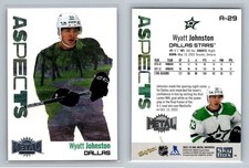 2022-23 Metal Universe Wyatt Johnston Aspects A-29 Rookie RC