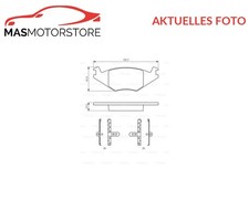 SATZ BREMSBELÄGE BREMSKLÖTZE VORNE BOSCH 0 986 468 890 A FÜR VW GOLF II,POLO
