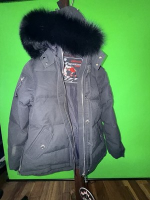 Men's Moose Knuckle Puffer Coat Size Medium Black