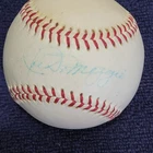 Joe DiMaggio Autographed Official NATIONAL League Baseball RARE NO COA