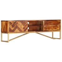 Vidaxl Tv-Schrank 140X30X45 Cm Massivholz Akazie Neu
