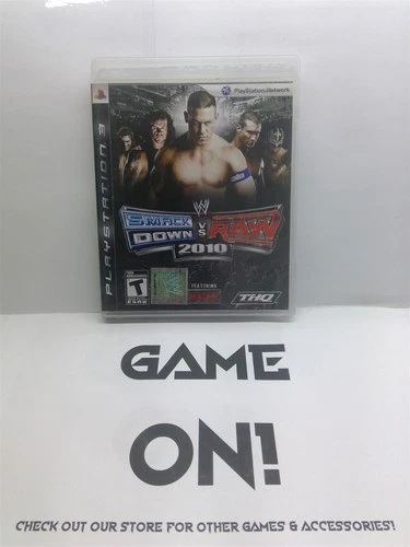 WWE SmackDown vs. Raw 2010 (PlayStation 3) Complete Tested Working - Free Ship