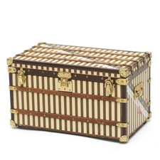 Louis Vuitton Mini Trunk Jewelry Case Accessory Box Paperweight Display